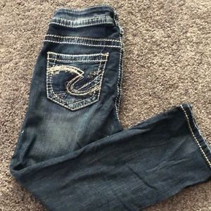 Silver Jeans Capri